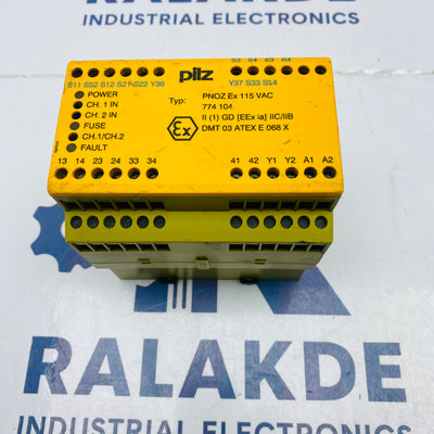PNOZ EX 115VAC 3N/O 1N/C