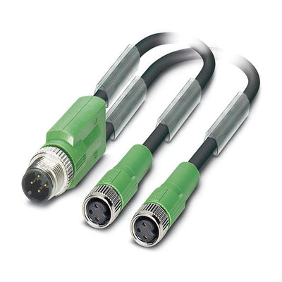 SAC-3P-M12Y/2X3,0-PUR/M 8FS