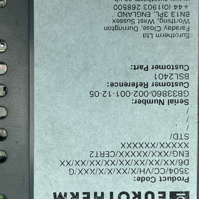 INVENSYS 3504/CC/VH