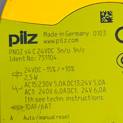 PNOZS4C24VDC3NO1NC