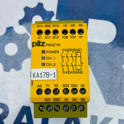 PNOZ X4 24VDC 3N/O 1N/C