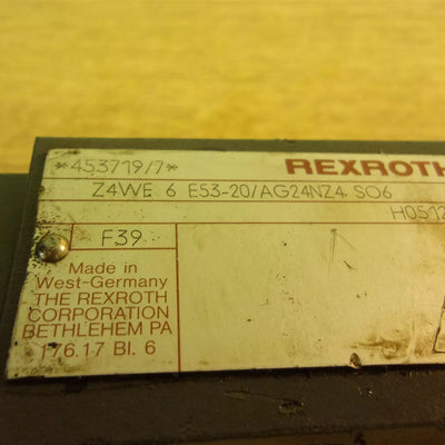BOSCH REXROTH Z4WE6E5320/AG24NZ4