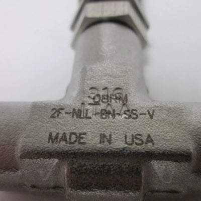 Parker 2F-NLL-BN-SS-V