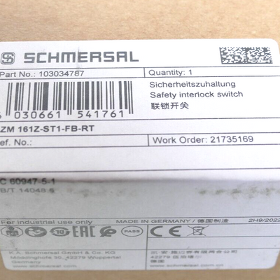 SCHMERSAL AZM 161Z-ST1-FB-RT