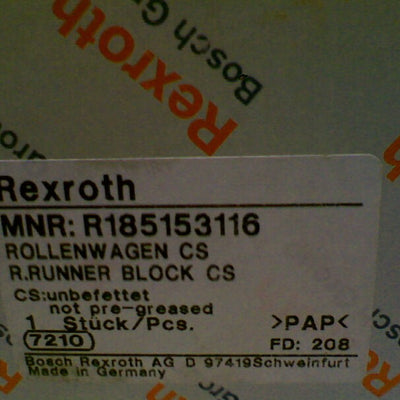 BOSCH REXROTH R185153116