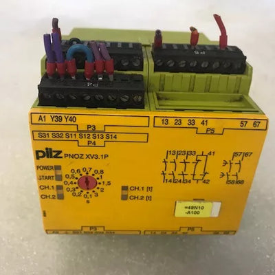 PILZ PNOZ XV3.1P 3/24-240VACDC 3NO1NC 2NO T