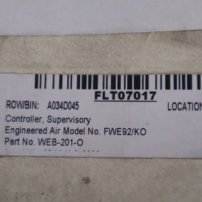 HONEYWELL WEB-201-O