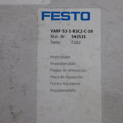 FESTO VABF-S3-1-R3C2-C-10