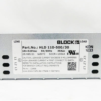 BLOCK HLD 110-500/30
