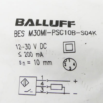 BALLUFF BES M30MI-PSC10B-S04K-BES00A4