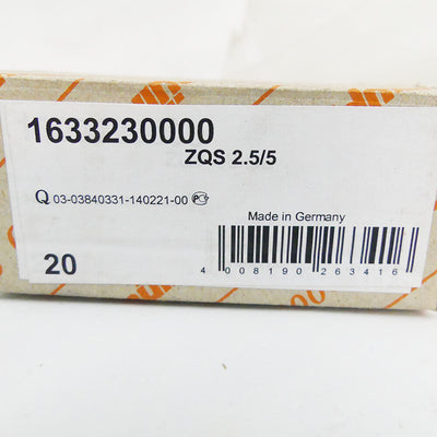 WEIDMULLER ZQS 2.5/5
