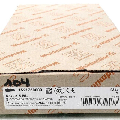 WEIDMULLER 1521780000