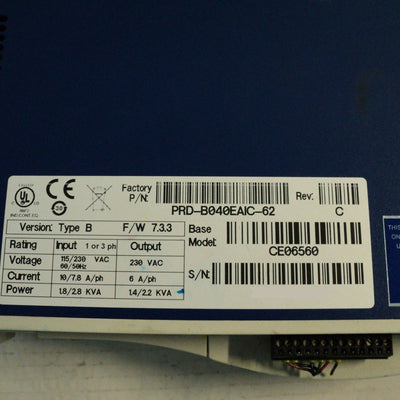Kollmorgen PRD-B040EAIC-62