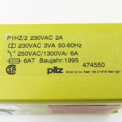 PILZ P1HZ/2-230VAC-2A