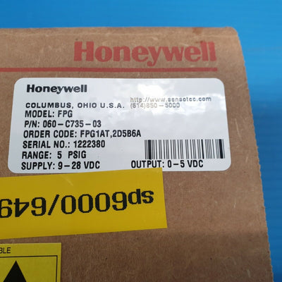 Honeywell FPG 060-C735-03