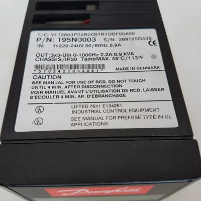 Danfoss VLT 195N0003