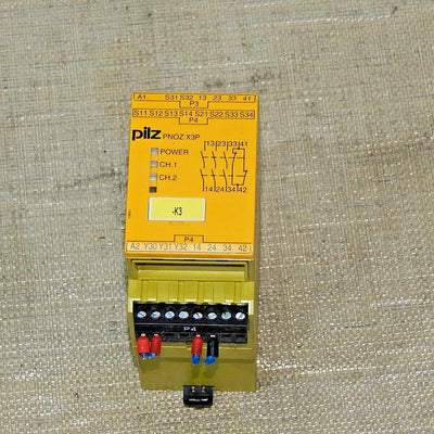 PILZ PNOZ X3P 24VDC 24VAC 3N/O 1N/C 1SO