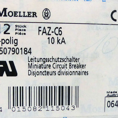 MOELLER FAZ-C6 10kA