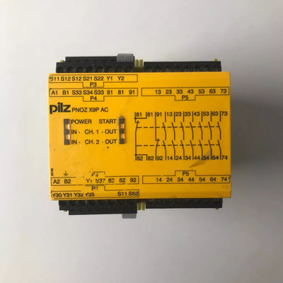 PILZ PNOZ X9P 24VDC 100-240VACDC 7NO 2NC 2SO