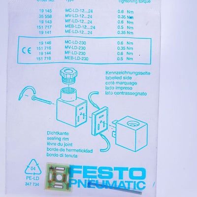 Festo ME-LD-12-24DC