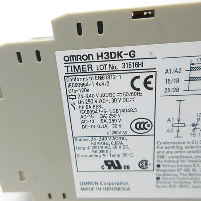 OMRON H3DK-G 24-240VAC/DC