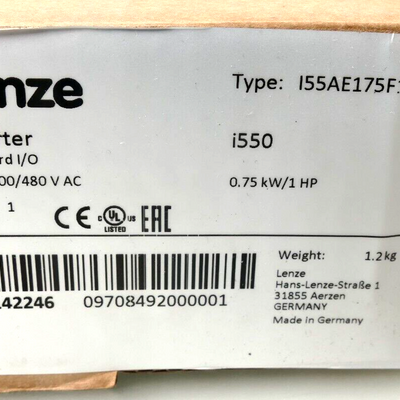 Lenze I55AE175F10V10000S