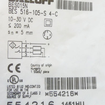 BALLUFF BES 516-105-S4-C