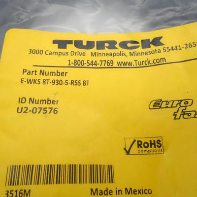 TURCK E-WKS 8T-930-5-RSS 8T