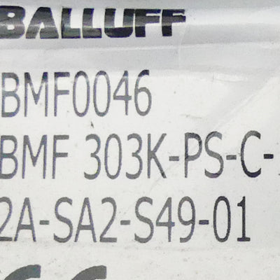 BALLUFF BMF 303K-PS-C-2A-SA2-S49-01