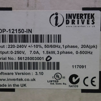 INVERTEK ODP-12150-IN