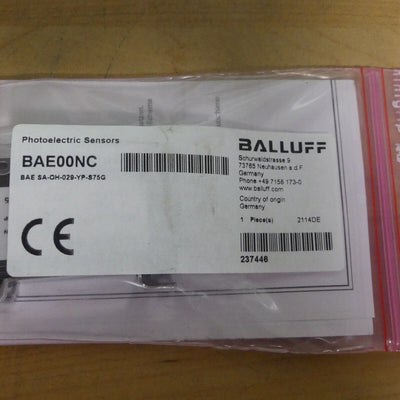 BALLUFF BAE SA-OH-029-YP-S75G