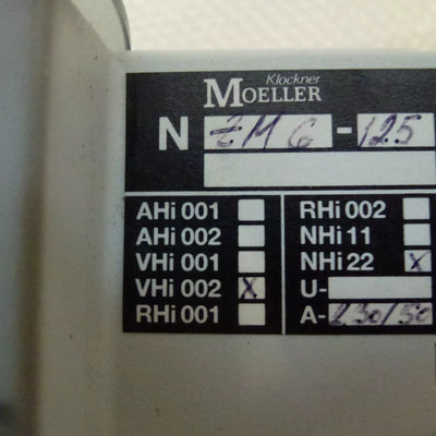 Moeller NZM 6-125