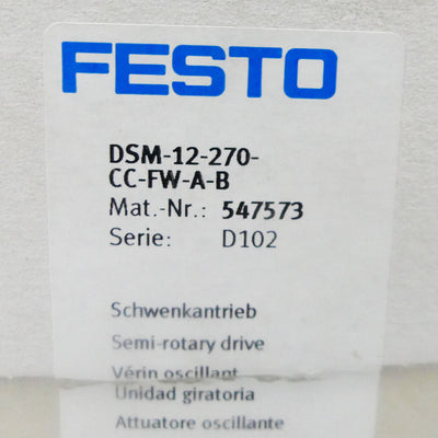 FESTO DSM-12-270-CC-FW-A-B