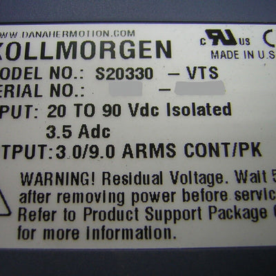 Kollmorgen S20330-VTS