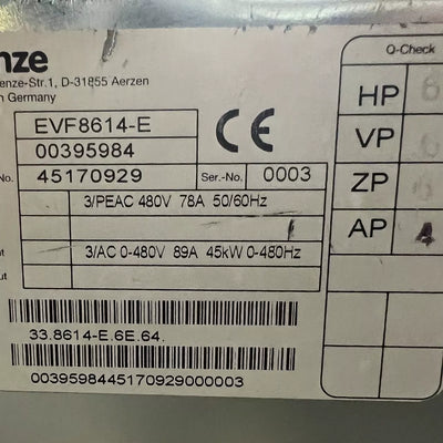 LENZE EVF8614-E