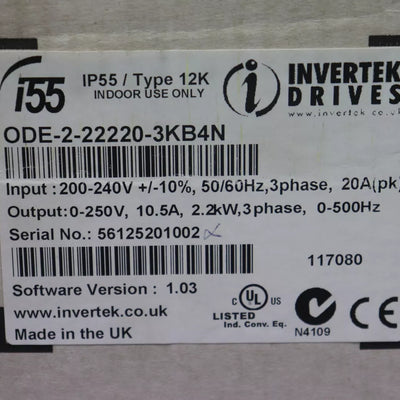 INVERTEK ODE-2-22220-3KB4N
