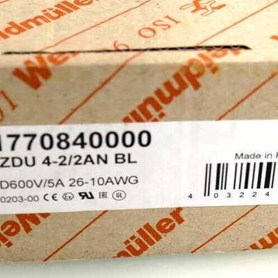 WEIDMULLER 1770840000