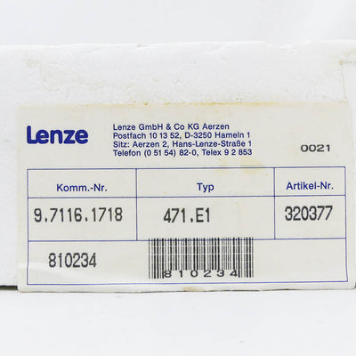 LENZE 471-E-1