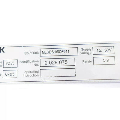 SICK MLGE5-1600F511
