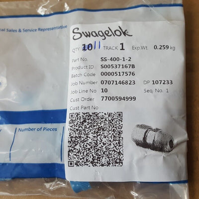 SWAGELOK SS-400-1-2
