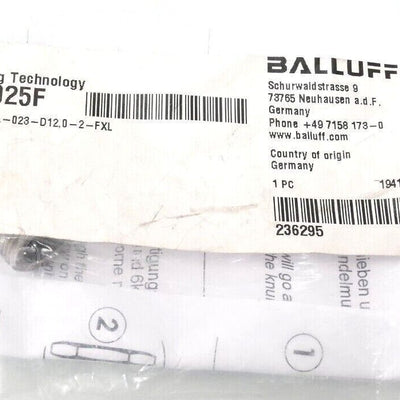 BALLUFF BAM MC-XA-023-D12,0-2-FXL