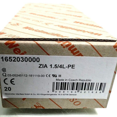 WEIDMULLER ZIA1.5/4L-PE