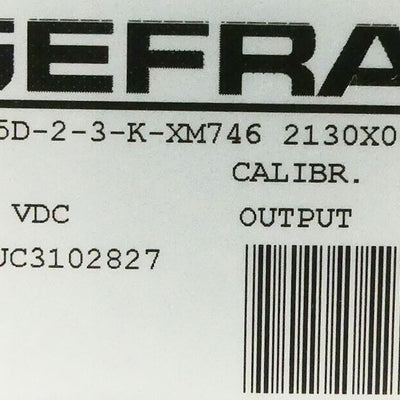 GEFRAN ME1-6-H-B35D-2-3-K-XM746 2130X000X00