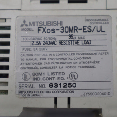 MITSUBISHI FXOS-30MR-ES/UL