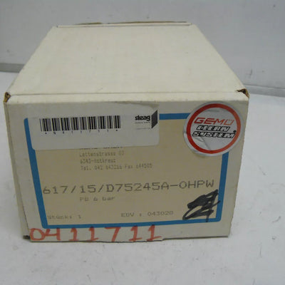 Gemu 617/15/D75245A-OHPW