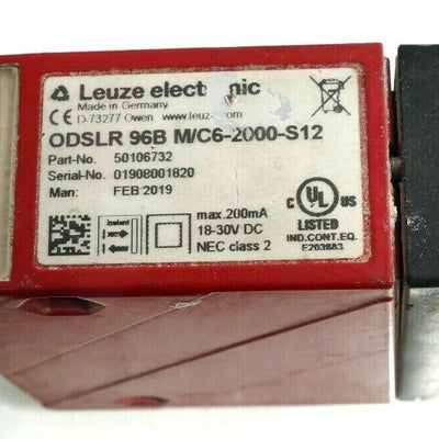 LEUZE ODSLR 96B M/C6-2000-S12