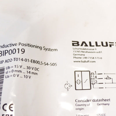 Balluff BIP AD2-T014-01-EB00.5-S4-505