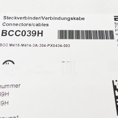BALLUFF BCC M415-M414-3A-304-PX0434-003