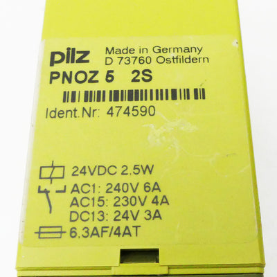 PILZ PNOZ/5 24VDC 2S