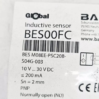 BALLUFF BES M08EE-PSC20B-S04G-003